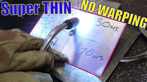 mig welding thin metal settings